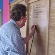 honours board signwriting