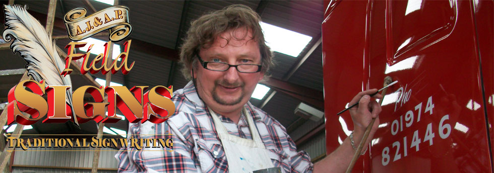 Field Signs Signwriting Shropshire Andy Field signwriter Signwriting United Kingdom