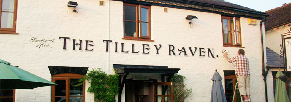 Pub Signwriting Shropshire Field Signs UK Pub signwriters
